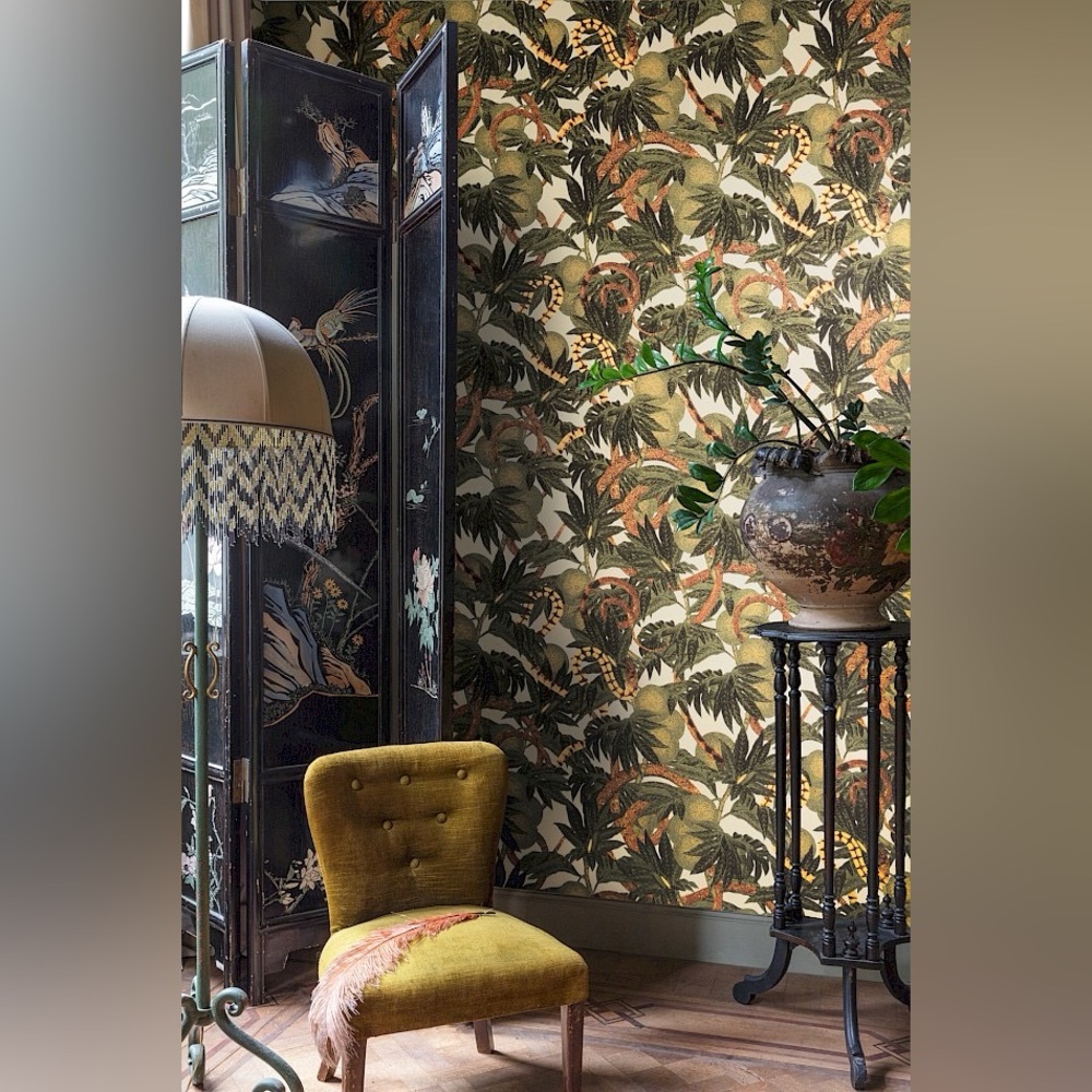 Masureel Khroma Cabinet of Curiosities Equator Jungle Wallpaper 2 Rolls